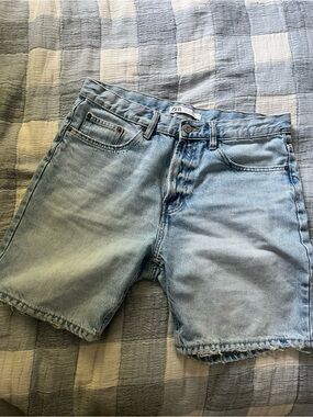Zara Light Blue Denim Men’s Shorts